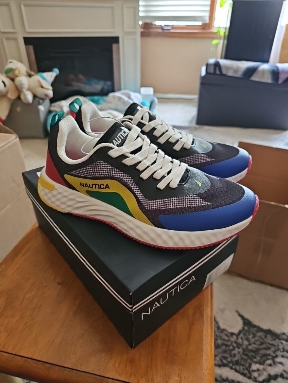 Nautica Men’s Multicolor Cofield Pop 9US Sneakers - New